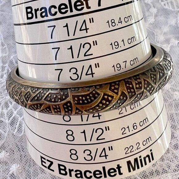 Premier Designs “Hamilton” Ethnic Brass Bangle - Picture 8 of 9